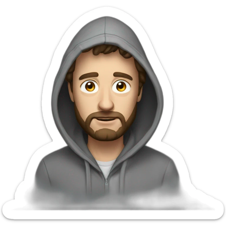 man-called-forsen-with-a-hoodie-gray-hoodie-over sticker
