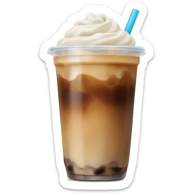 iced coffee sticker