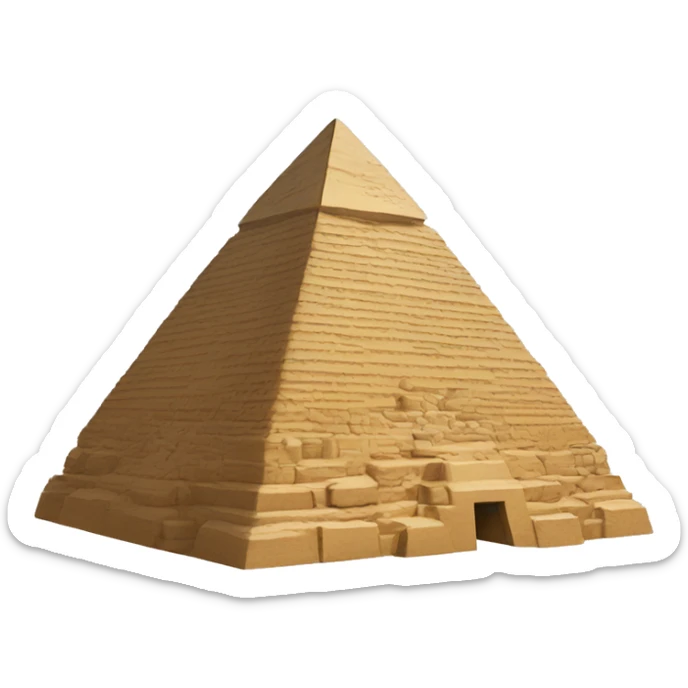 Pyramid sticker