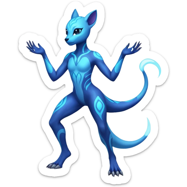 Fionbri-creature by Falvie (full body) sticker