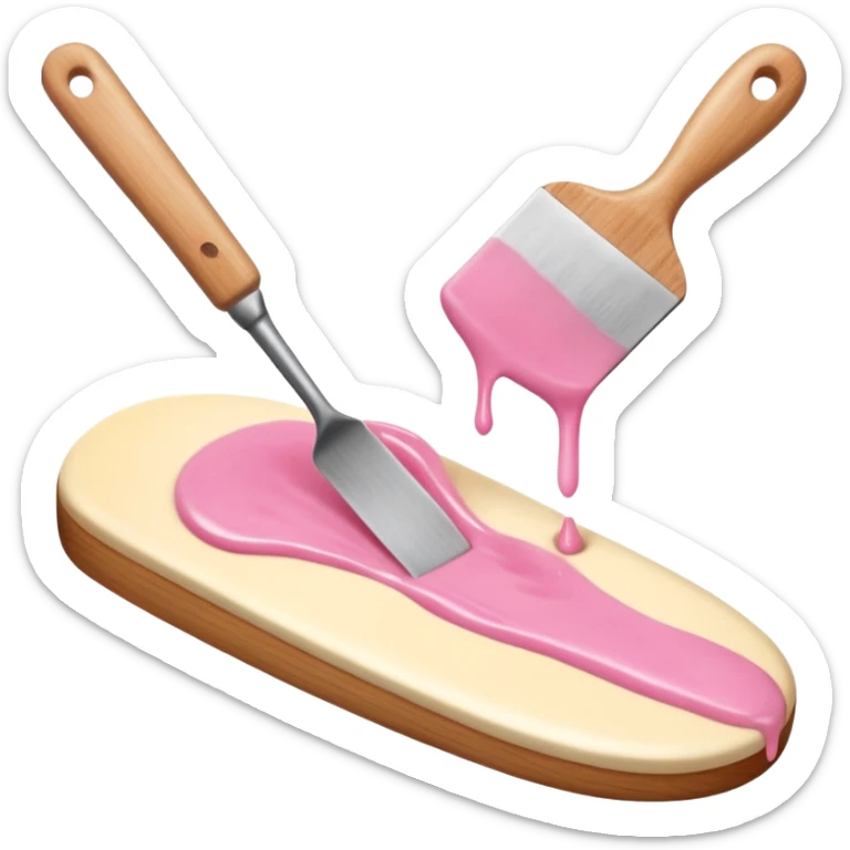 Close-up beauty shot of a smooth white female leg, pink depilatory wax being spread evenly along the skin with a wooden spatula, clean studio lighting, soft shadows, high detail skin texture, minimal background, косметический салон aesthetic, ultra realistic, 4k, sharp focus sticker