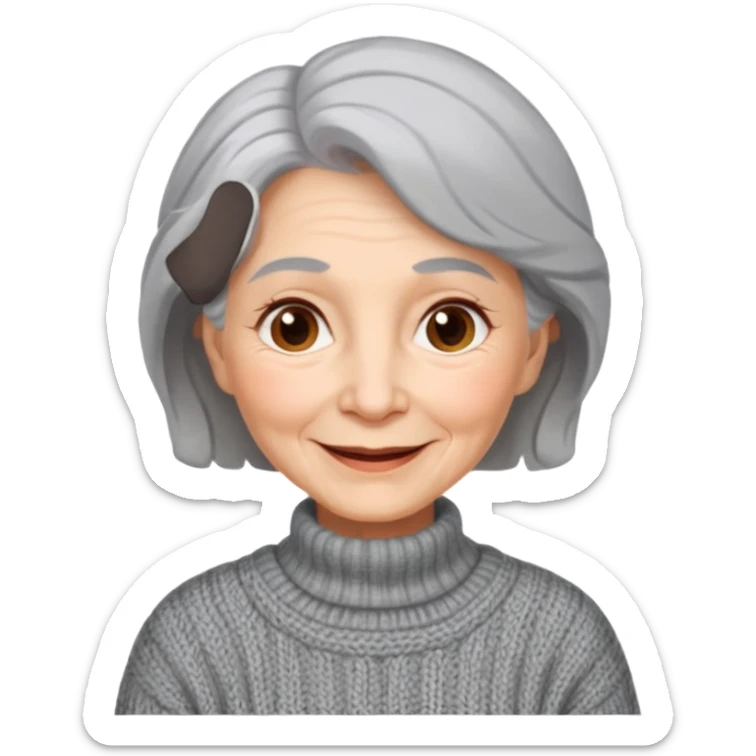 The kind and amiable grandmother in Grimm's fairy tales sticker
