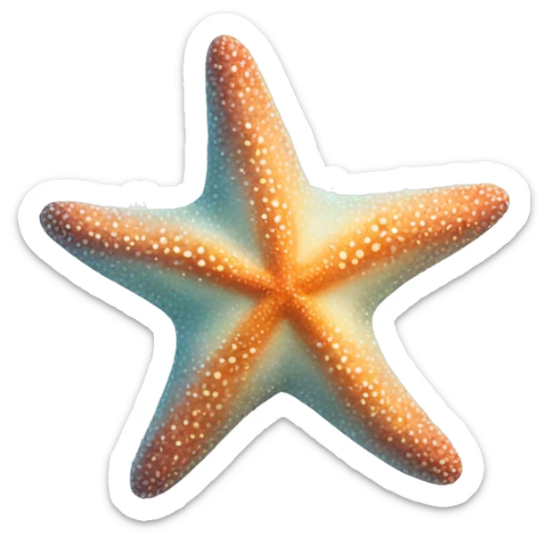 starfish sticker