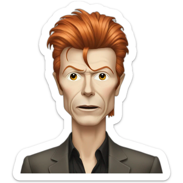 David Bowie sticker