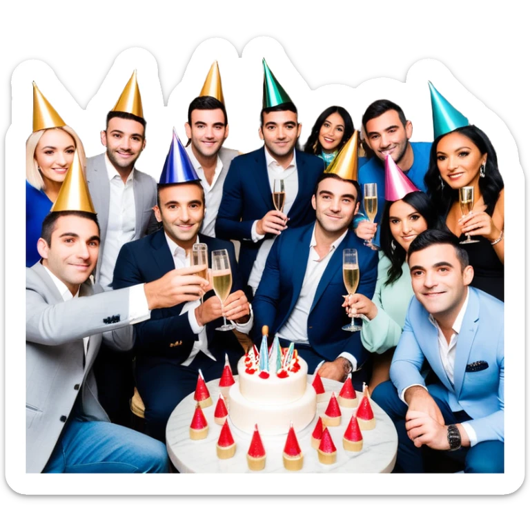 Tefi, Lewis Howes, Gary Vee, Tristan Tate, Tai Lopez, Josh King Madrid, Alex Hormozi, Iman Gadzhi, Branden Condy, Patrick Bet-David, Luke Belmar, Cardone, Shelby Sapp, Leila Hormozi, Tefi Valenzuela, business, Russell Brunson, partners, marketing, event , emoji, sales, money, mentor, party, emoji sticker