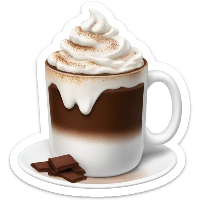 Hot chocolate  sticker