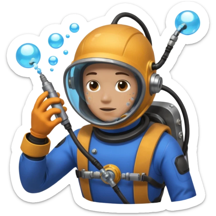 Eso mismo pero hazlo soldando con electrodos algo bajo agua. sticker