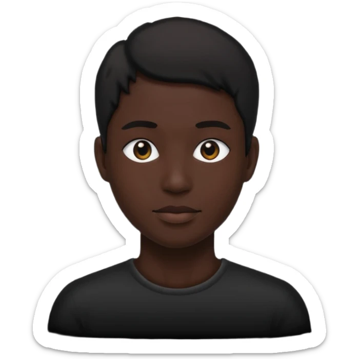 WIl je voor mij emoij maken
Je ziet gezicht, persoon. Maar zie alleen silhout, onbekend.
ZIe alleen vorm ,dus geen ogen, geen lip, geen haar. ZIe alleen silhout sticker