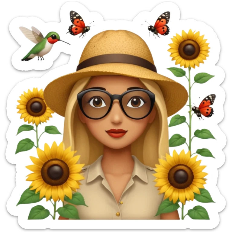 299 - Amor tan grande en las mariposas en el colibrí en la ladybug Se pueden observar y admirar la majestad con que fueron formados estos grandes polinizadores y la 🐝🌻 Más allá don Danzan  la mariposa 🦋✨ El Calibre Las abejas y el ladybug 🐞🌻 sticker