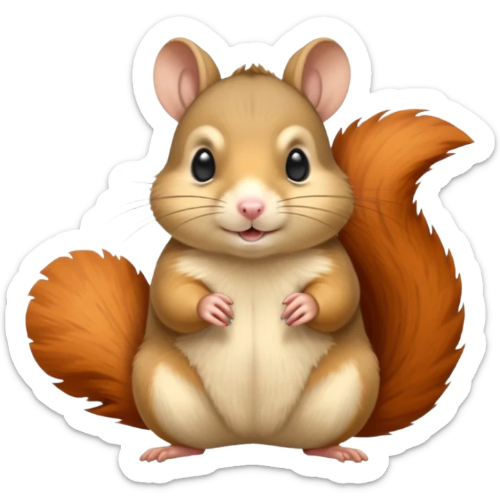 Hamster-Squirrel-Chipmunk-Marsupial-Chinchilla-fusion-hybrid sticker