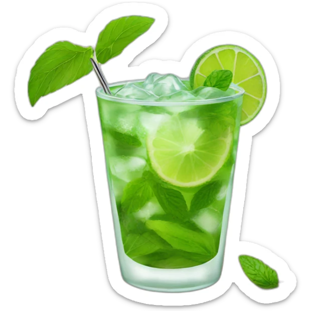 mojito on the beach sticker