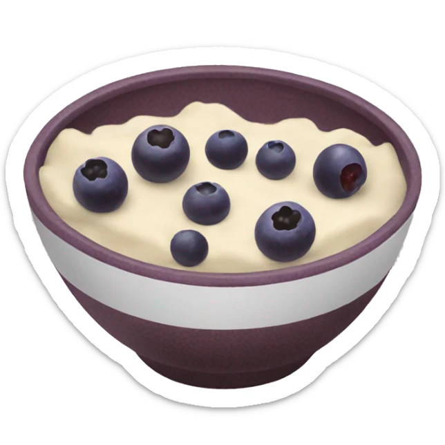 Acai bowl sticker