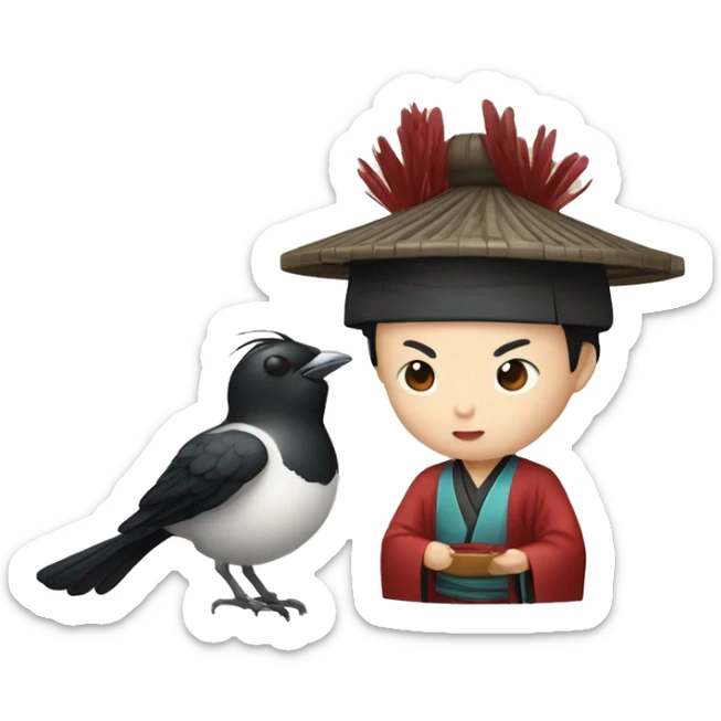 Hua Tuo Bianqi, famous magpie at the end of Han Dynasty, a famous doctor at the end of Han Dynasty sticker