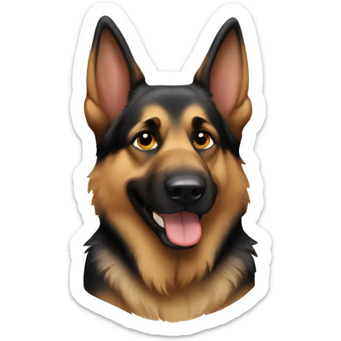 german shepard sticker