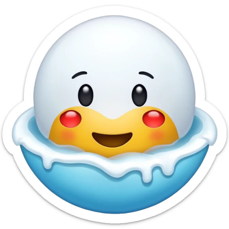 Emoji de la verificacion con color celeste chillante en la forma redonda y la palomita blanca en el centro sticker
