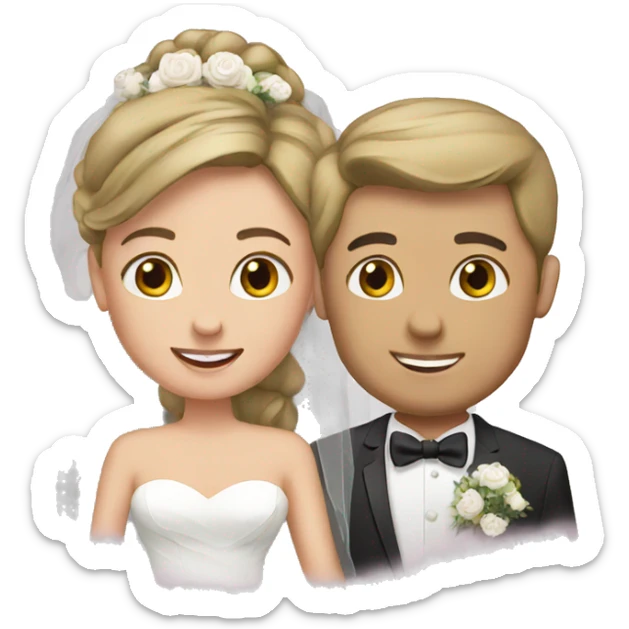 wedding sticker