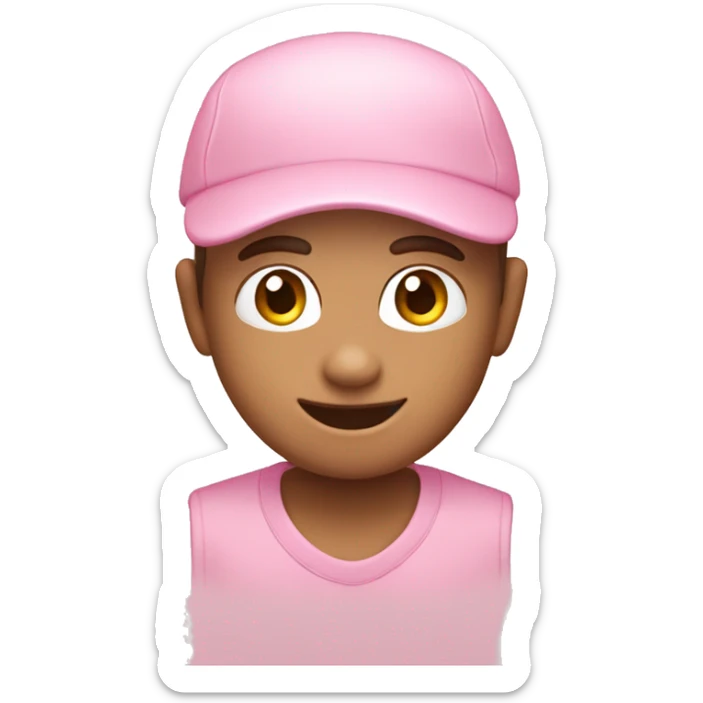 Please create an emoji that looks like the icon of Safari in pastel pink sticker