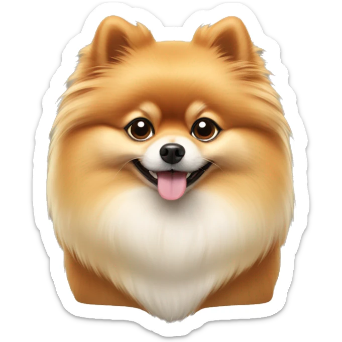 Pomeranian dog sticker