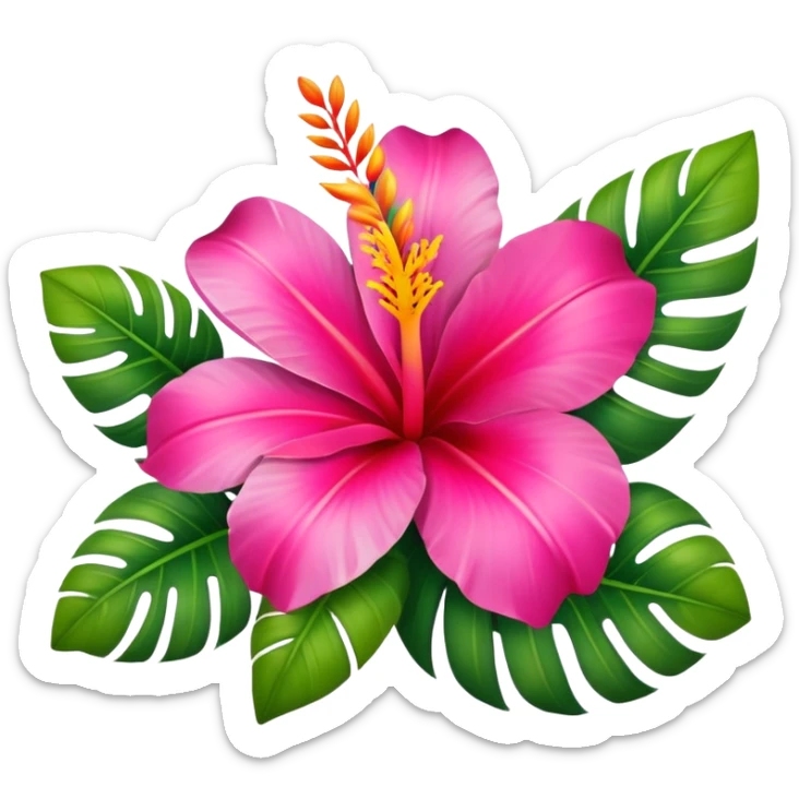 Tropical  sticker