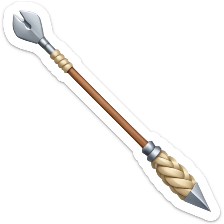 Rope Dart – Long rope with metal dart tied at the end. sticker