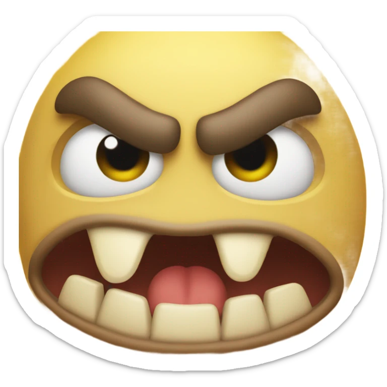 mad emoji sticker