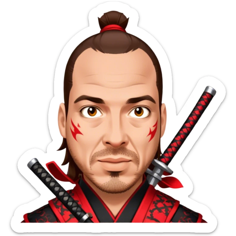 Daring Samurai sticker