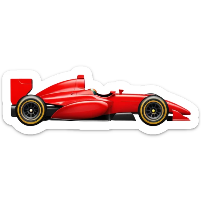 f1 side view sticker