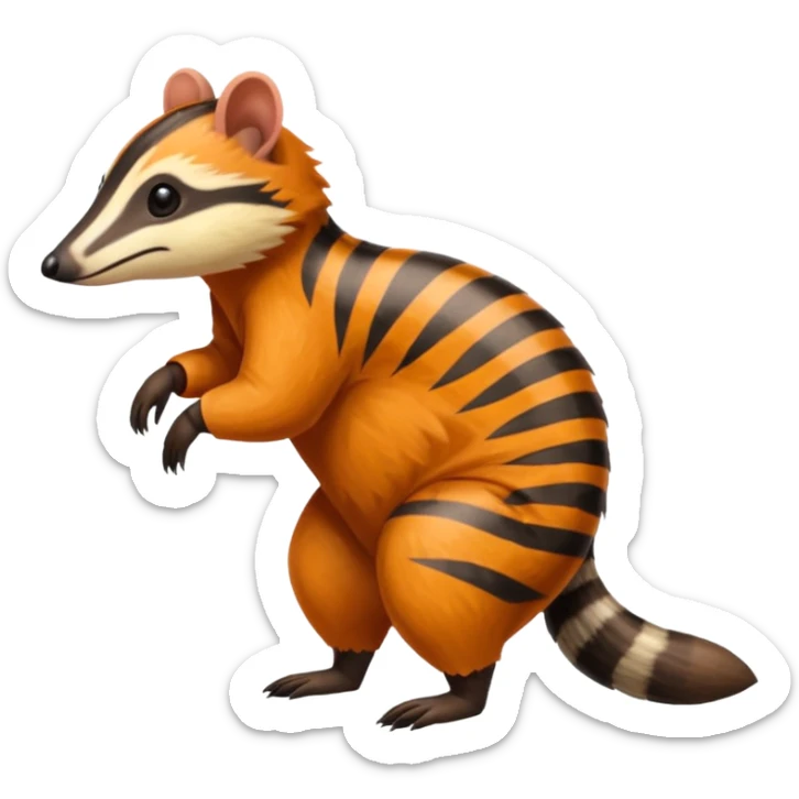Cacomistl-Anteater-Civet-Numbat-hybrid (full body) sticker