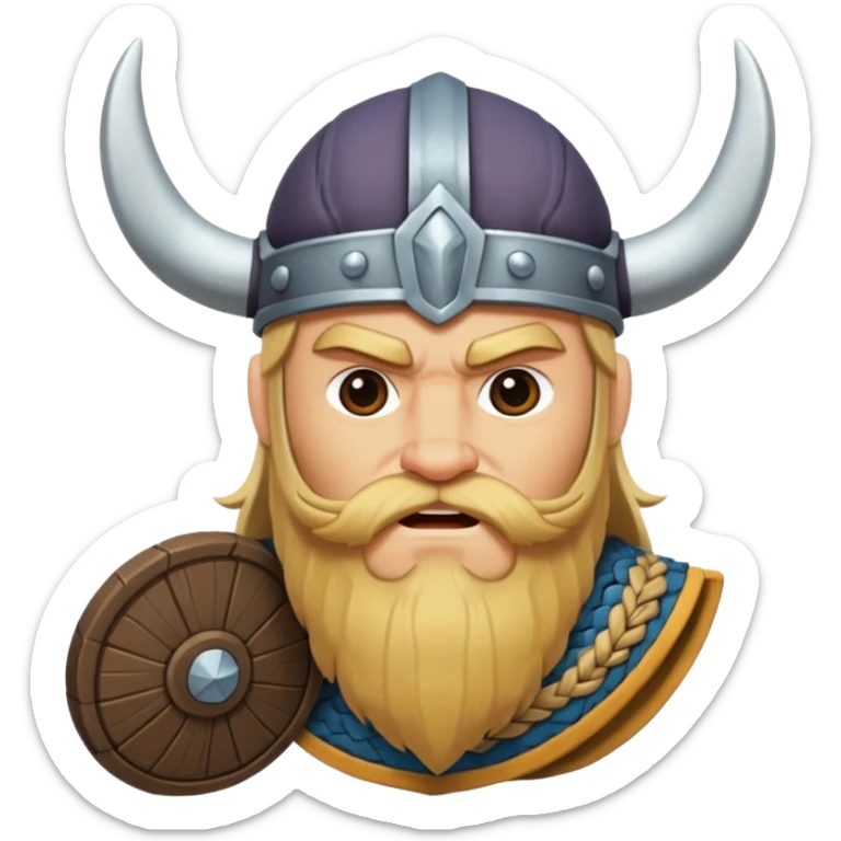 bana kick yayınları için sakallır sarışın viking abonelik rozeti oluştur sticker