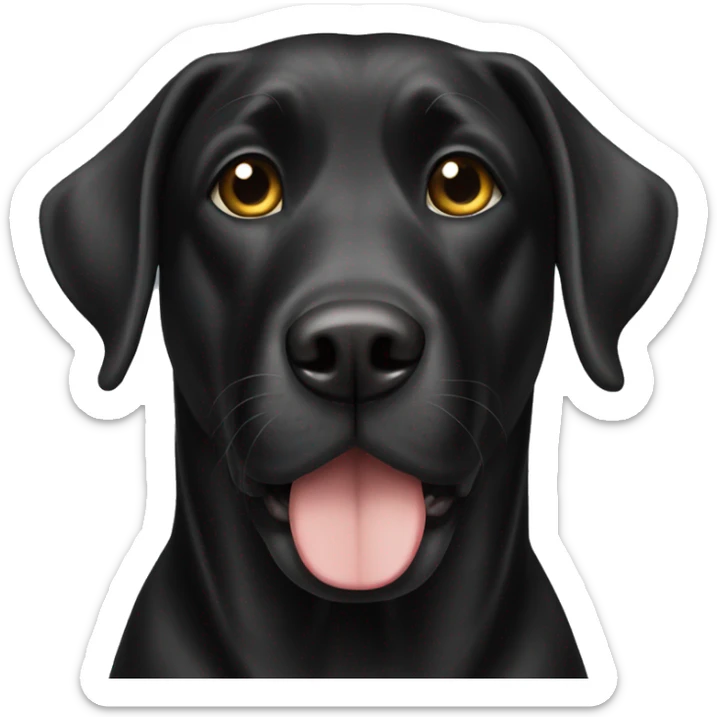 black lab sticker