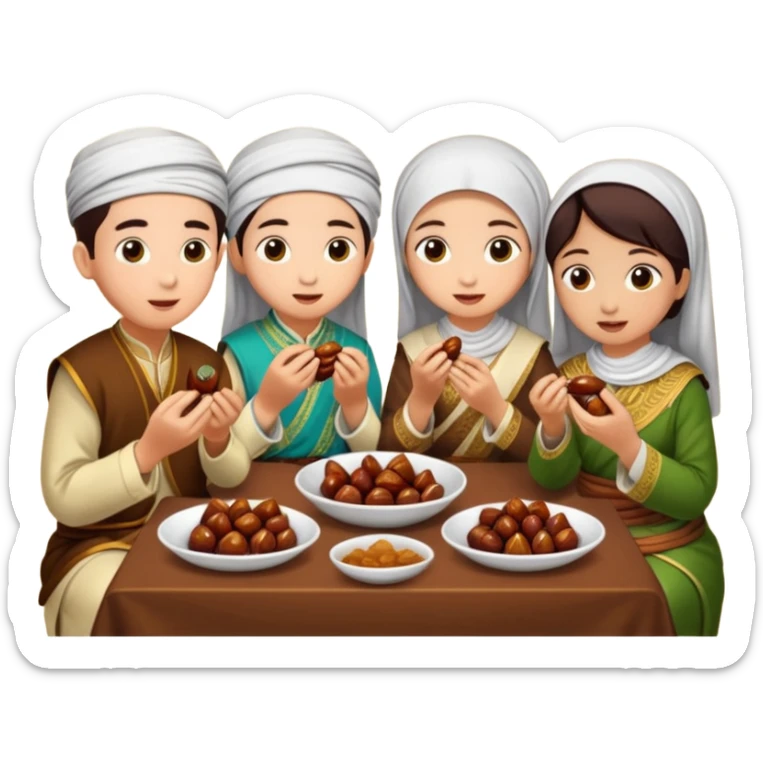 Job job job sahur and tung tung tung sahur sticker