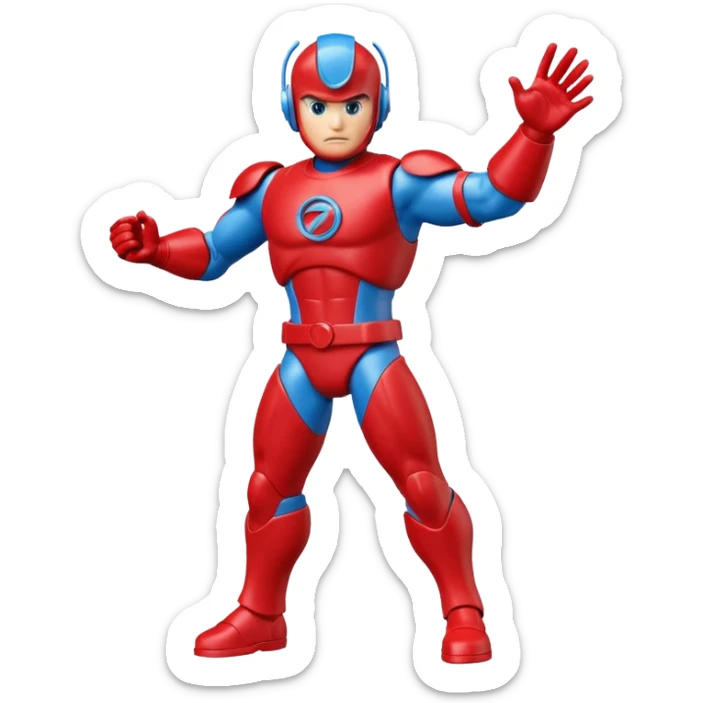 I want an emoji like the toy of the movie "jingle all the way" . sticker