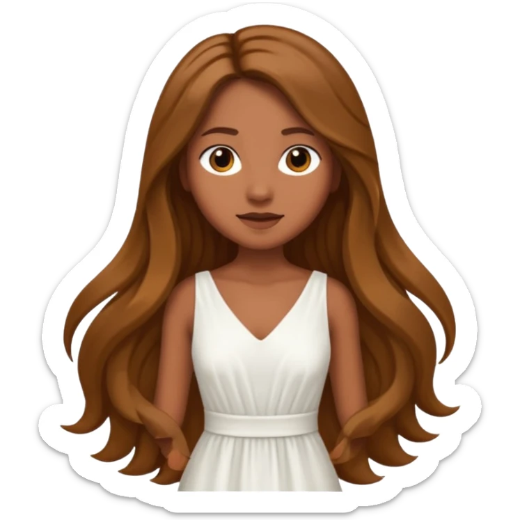 Saçın boyunu biraz daha uzatır mısın ilki gibi yapıp  sticker