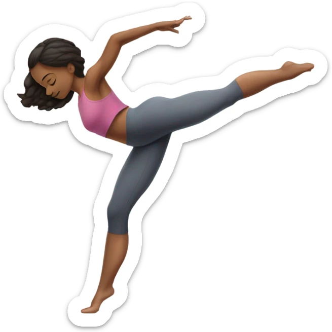 Pilates girl  sticker