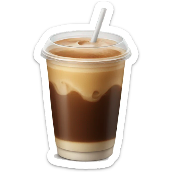 Ice coffee sticker