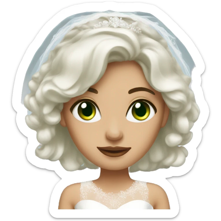 green eyed bride sticker