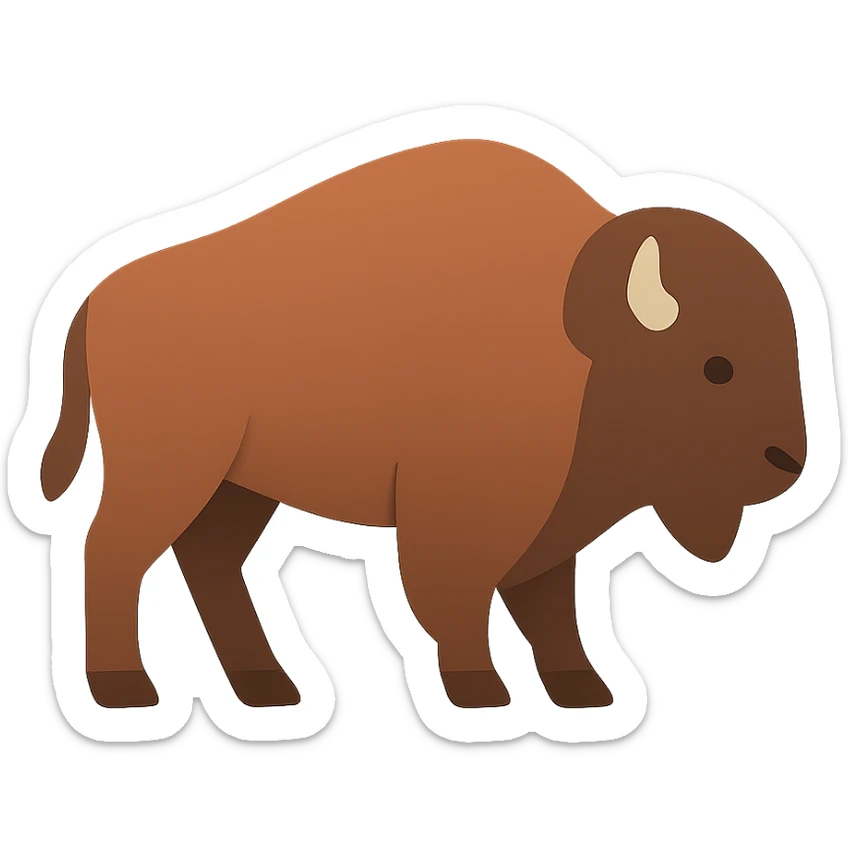 Buffalo sticker