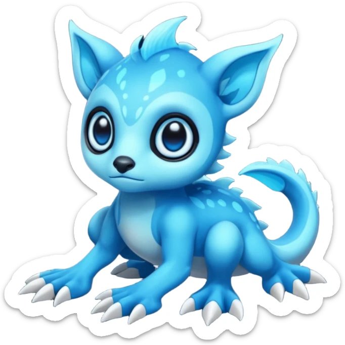 Fionbri-creature by Falvie (full body) sticker