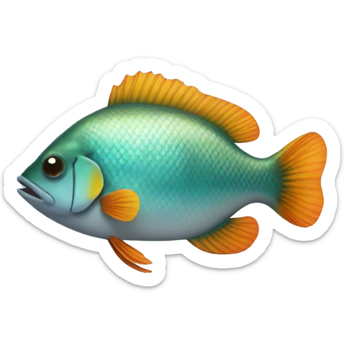 Fish sticker