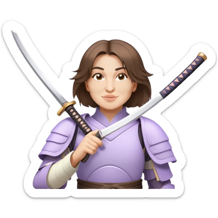 Gentle Samurai sticker
