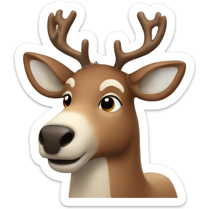 reindeer sticker