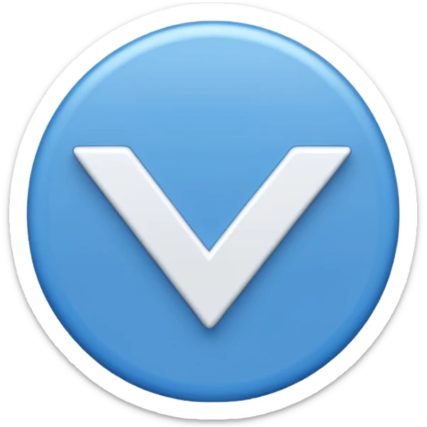 Verificación Azul lines del centro blancas Pero con emoji de verificación  sticker