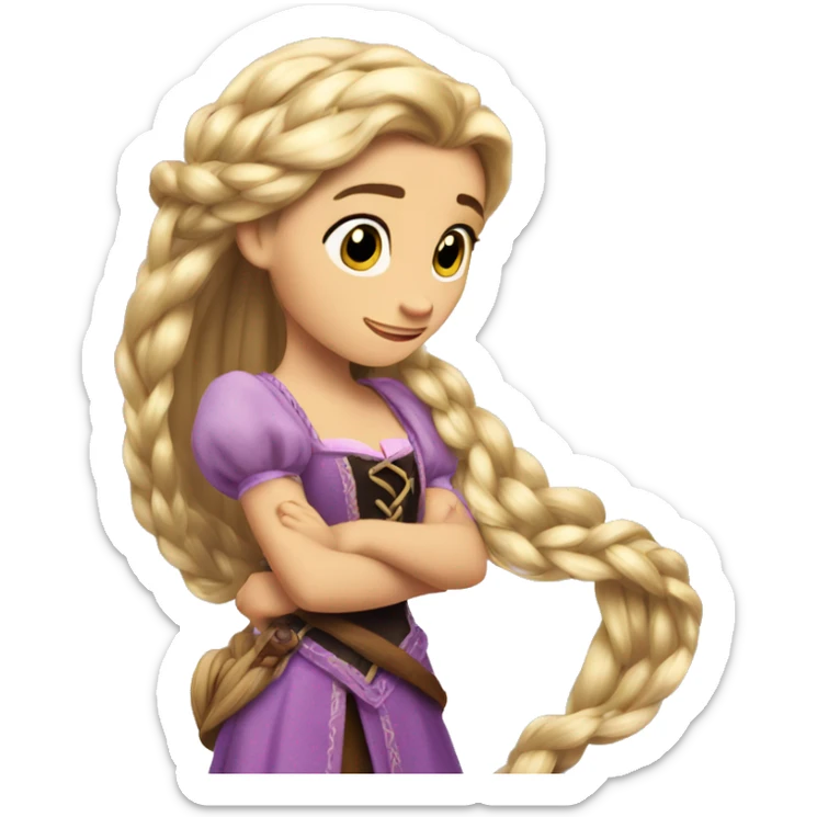 Rapunzel sticker