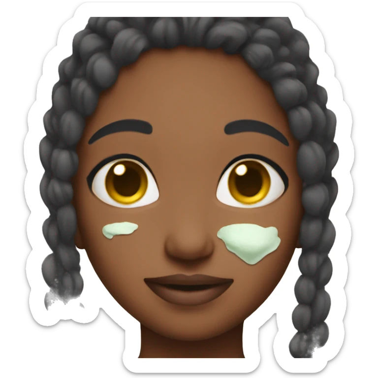 Cute skincare sticker