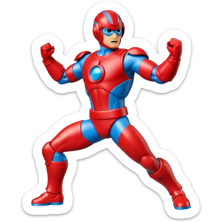 I want an emoji like the toy of the movie "jingle all the way" . sticker