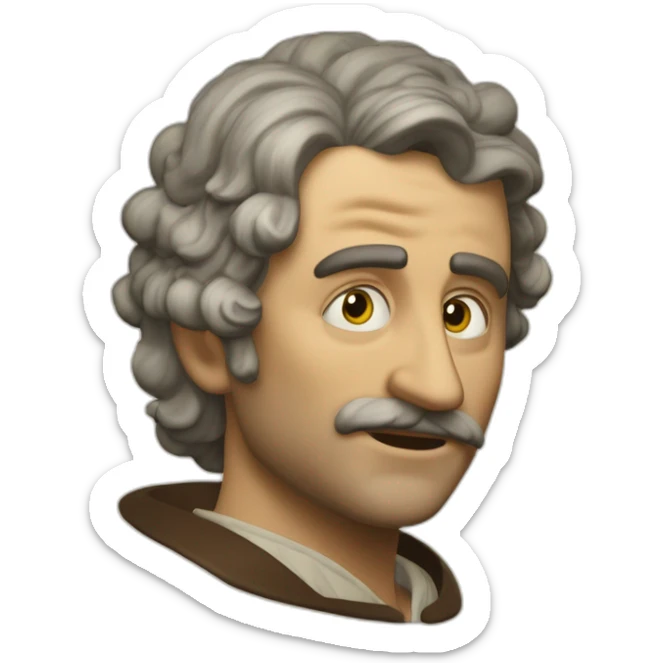 merigo the drunk man of vernice fresca play roled by giorgio panariello sticker