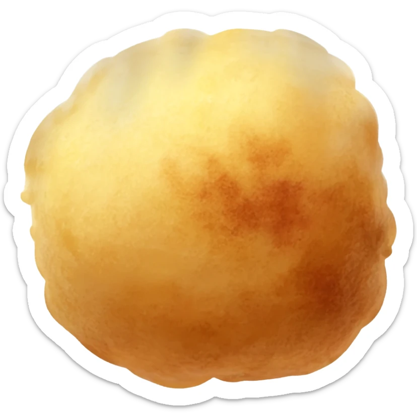 isolate one grilled gnocchi sticker