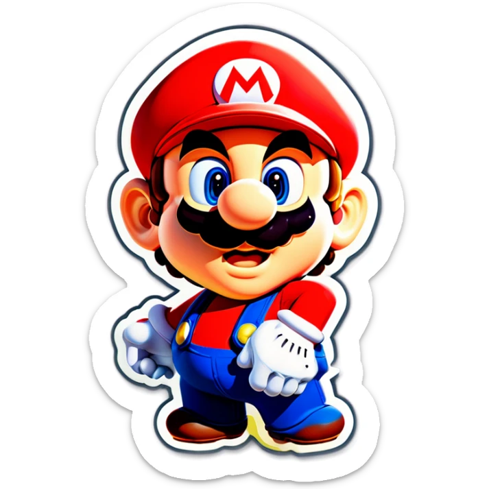 Mario 
 sticker