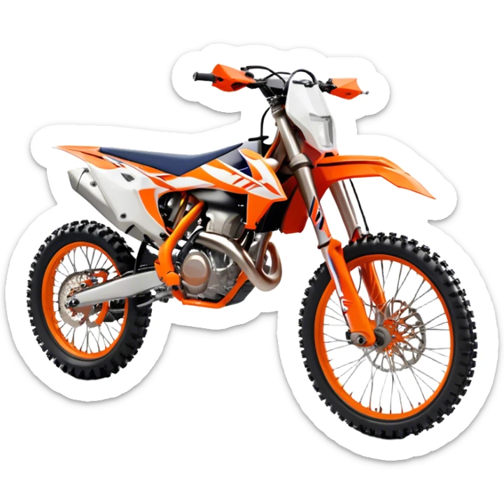 KTM Dirtbike - KTM 250 SX (Model Year: 2021) (Iconic colour: Orange) sticker