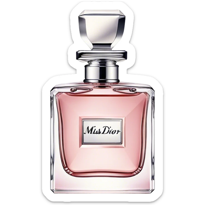 Miss dior perfume sticker